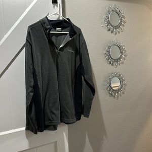 Columbia pullover fleece Long Sleeve Grey/Dark Grey Size XL